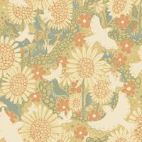 Dutch Wallcoverings Langtan - Drömma Yellow - Geel - thumbnail