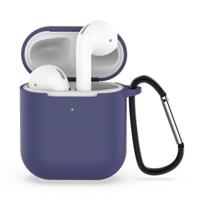 Draadloze koptelefoon schokbestendig silicone beschermhoes voor Apple AirPods 1/2 (blauw) - thumbnail