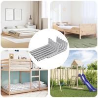 VidaXL Zeskantsleutel 12 pcs zilver 32 x 86 mm staal - thumbnail