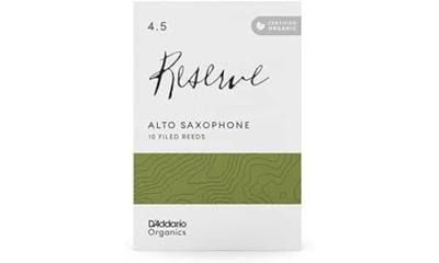 D&apos;Addario Woodwinds ODJR1045 Organic Reserve altsaxofoonrieten, 4.5, 10-pack