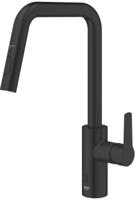 Grohe Start E keukenmengkraan met handmatige en touch-free bediening matte black - thumbnail