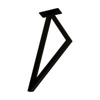 Stalen vlinder zwart vlinder 36 bij 4 cm en hoogte 72 cm (4 x 4 cm) - thumbnail