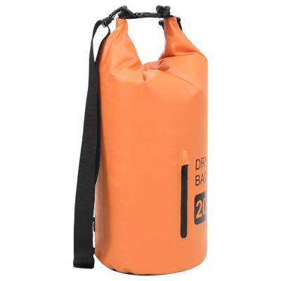 VidaXL Drybag met rits 20 l pvc oranje VidaXL Drybag met rits 20 l pvc oranje