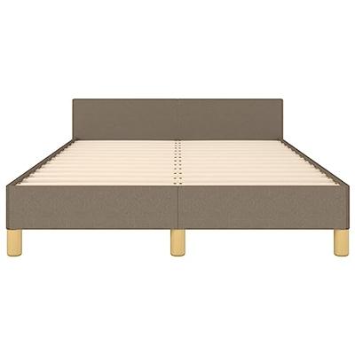 Bedframe zonder matras 120x200 cm stof taupe