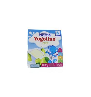 Nestle Yogolino peer 6 mnd 100 gram (4 Stuks) Nestle Yogolino peer 6 mnd 100 gram (4 Stuks)