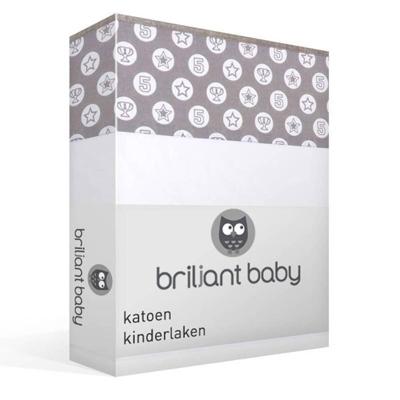 Briljant Wieglaken Freddy Grijs 100x150