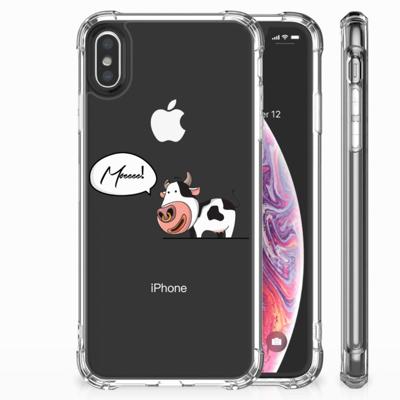 Apple iPhone Xs Max Stevig | Bumper Hoesje | Cow