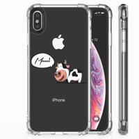 Apple iPhone Xs Max Stevig | Bumper Hoesje | Cow - thumbnail