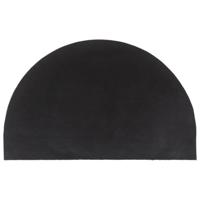 VidaXL Deurmat halfrond 50x80 cm getufte kokosvezel naturel - thumbnail