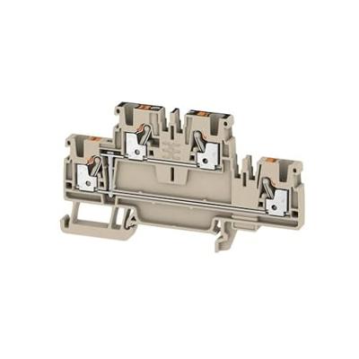 Weidmüller 1547650000 Doorgangsklem 2-etages 5.1 mm Spanveer Grijs 50 stuk(s)