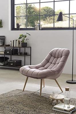 Artistiq Fauteuil 'Jurre' Velvet, kleur Roze