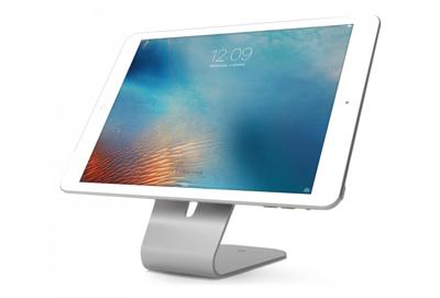 Maclocks HoverTab HoverTab universele standaard voor alle smartphones en tablets, diefstalbestendig, afsluitbaar, 60 graden hellingshoek, Hovertab