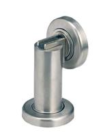 Deurvastzetter magnetisch rvs, L=75mm, voetplaat rond 50mm - thumbnail