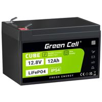 Green Cell LFPGC12V12AH UPS-accu Lithium-ijzerfosfaat (LiFePo4) 12,8 V 12 Ah - thumbnail