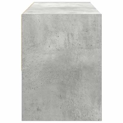 VidaXL Schoenenrek stapelbaar 89,5x30x40 cm betongrijs