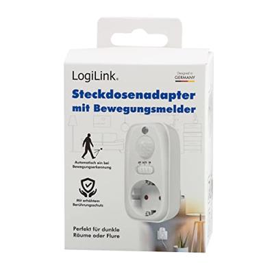 LogiLink PA0248 PIR-bewegingsmelder 100 ° Wit IP20