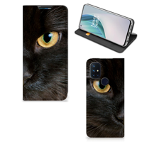 OnePlus Nord N10 5G | Hoesje maken | Zwarte Kat - thumbnail