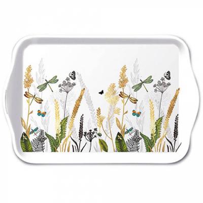 Ambiente tray ornamental flowers 13x21cm