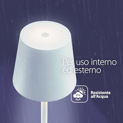 Tafellamp securit feline led opl dimbaar wit