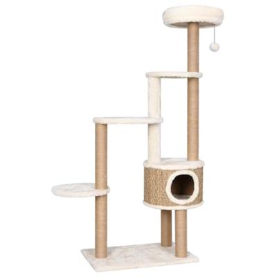 VidaXL Kattenmeubel met luxe kussen en krabpalen 148 cm zeegras VidaXL Kattenmeubel met luxe kussen en krabpalen 148 cm zeegras