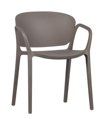 Woood Bent tuinstoel taupe Woood Bent tuinstoel taupe