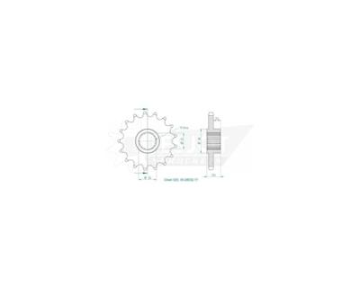 ESJOT Sprocket 525 17z standard