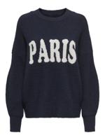 Only Onljerico L/s Pullover Knt Noos Trui Dark Navy - thumbnail