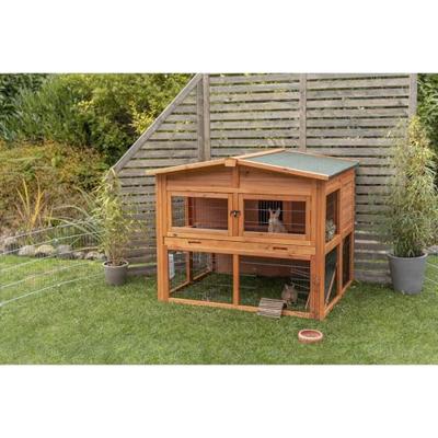 TRIXIE NATURA KONIJNENHOK XL MET REN 135X115X112 CM - thumbnail