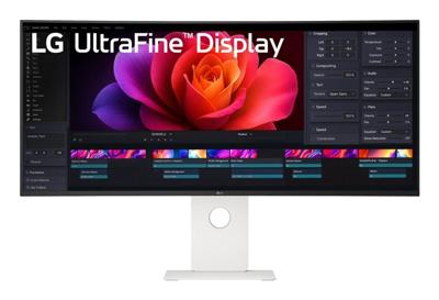 LG UltraWide™ 40U990A-W.AEU 40 inch Ultra Wide PC Monitor - IPS-paneel WUHD-resolutie (5120 x 2160), 5ms GTG 120Hz, DisplayHDR™600, DCI-P3 99% (CIE1976), FreeSync Premium