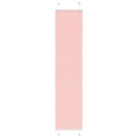 Pliss rolgordijn 40x200 cm stofbreedte 39,4 cm polyester roze - thumbnail
