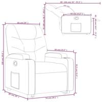 Sta-op-stoel kunstleer wijnrood - thumbnail