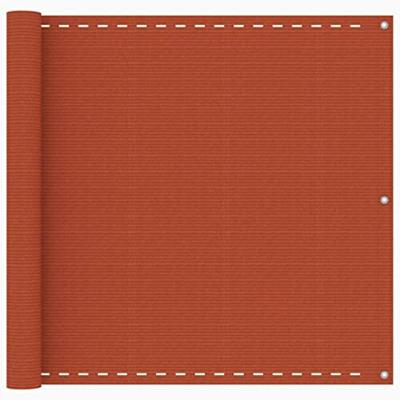 VidaXL Balkonscherm 90x500 cm hdpe oranje