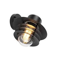 QAZQA Moderne buitenwandlamp zwart IP44 - Prato Down - thumbnail