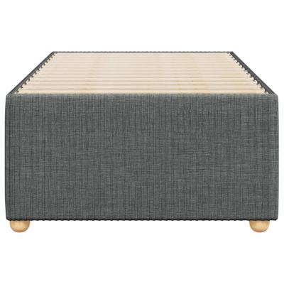 Bedframe zonder matras 90x190 cm stof donkergrijs