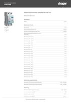 Hager CCA225D CCA225D Aardlekschakelaar A 2-polig 25 A 0.01 A 230 V - thumbnail