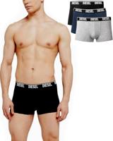 DIESEL Set van 3 heren boxers (Zwart/navy/grijs, L) - thumbnail
