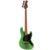 Fazley Outlaw Series Judge Plus Green elektrische basgitaar met gigbag - thumbnail