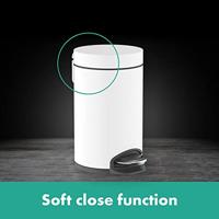 Pedaalemmer AddStoris HansGrohe 3 Liter Mat Wit - thumbnail