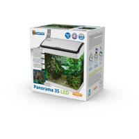 Superfish Panorama 35 Wit Aquarium 35L - Gebogen Glas met Energiezuinige LED Verlichting - thumbnail