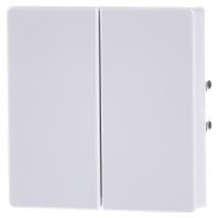 Berker Drukknop 2-voudig polarwit 85146129