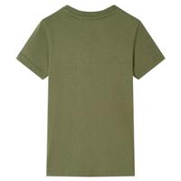 Kindershirt 104 kakikleurig - thumbnail