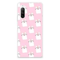 Sony Xperia 10 III | TPU Hoesje | Sleeping Cats - thumbnail