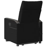 Sta-op-massagestoel elektrisch verstelbaar stof zwart - thumbnail