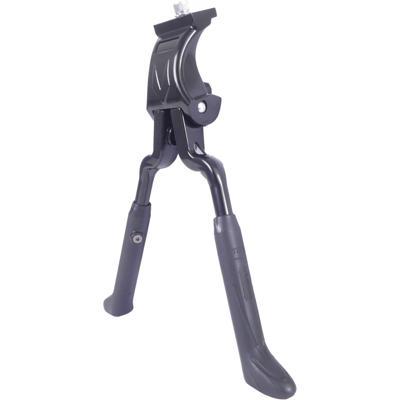 Middenstandaard 24/28" 2-poot aluminium zwart