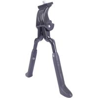 Middenstandaard 24/28" 2-poot aluminium zwart - thumbnail