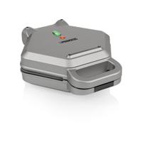 Princess Snack-Maker Tosti-apparaat Anti-aanbaklaag, BPA-vrij, Oververhittingsbeveiliging Zilver - thumbnail
