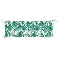 Tuinbankkussens 2 st 150x50x7 cm oxford stof bladpatroon - thumbnail
