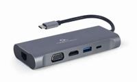 Cablexpert USB-C 7-in-1 multi adapter USB-C dock 7-voudig - 9530507 - thumbnail