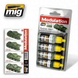 MIG Acrylic Russian 4BO Modulation Set 17ml MIG Acrylic Russian 4BO Modulation Set 17ml