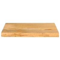 Tafelblad met natuurlijke rand 40x30x3,8 cm massief mangohout - thumbnail